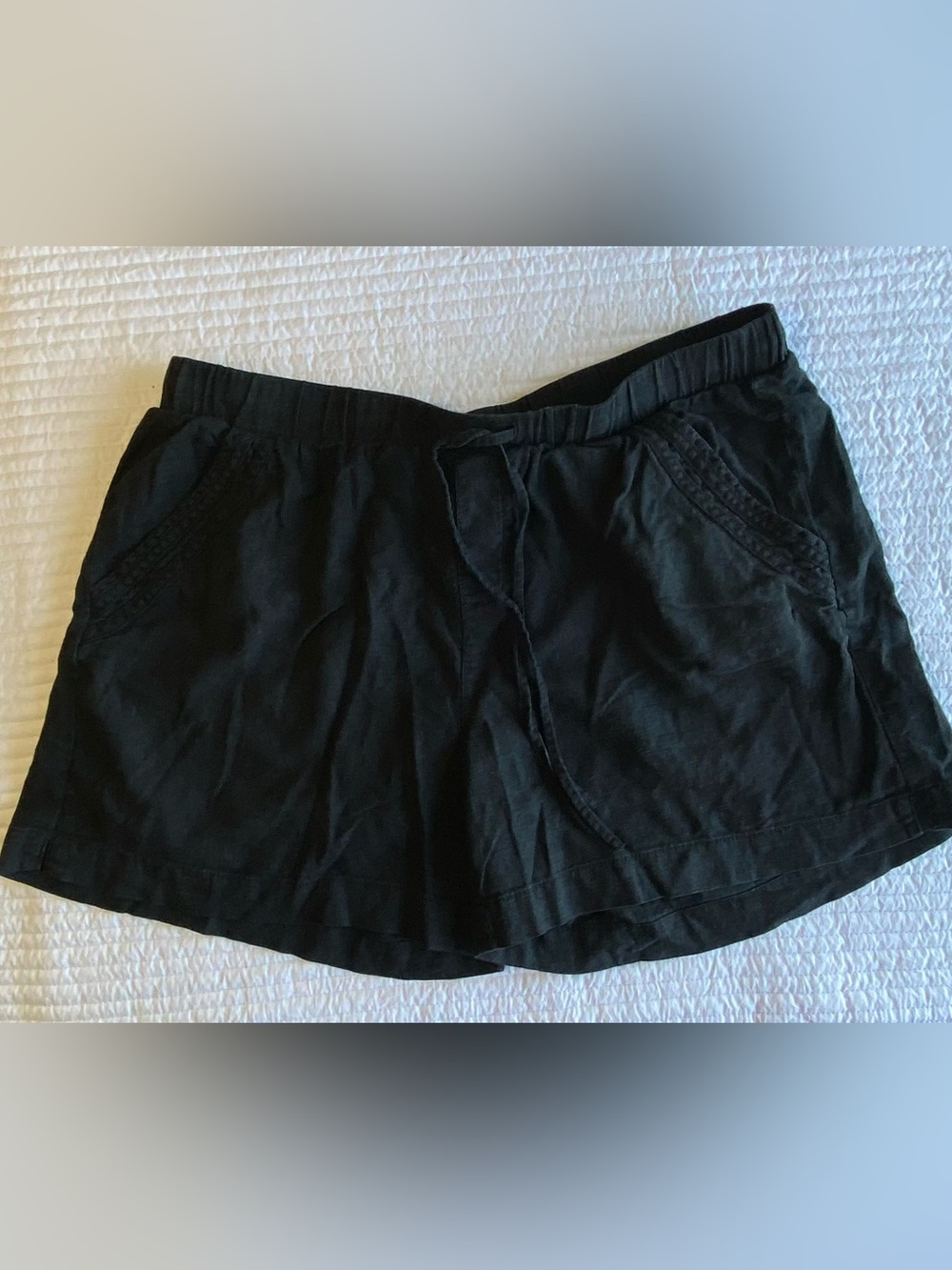 Briggs New York Black Drawstring Lounge Shorts